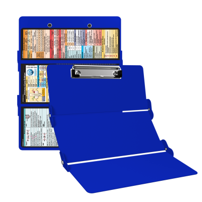 WhiteCoat Clipboard® Trifold - Blue Primary Care Edition
